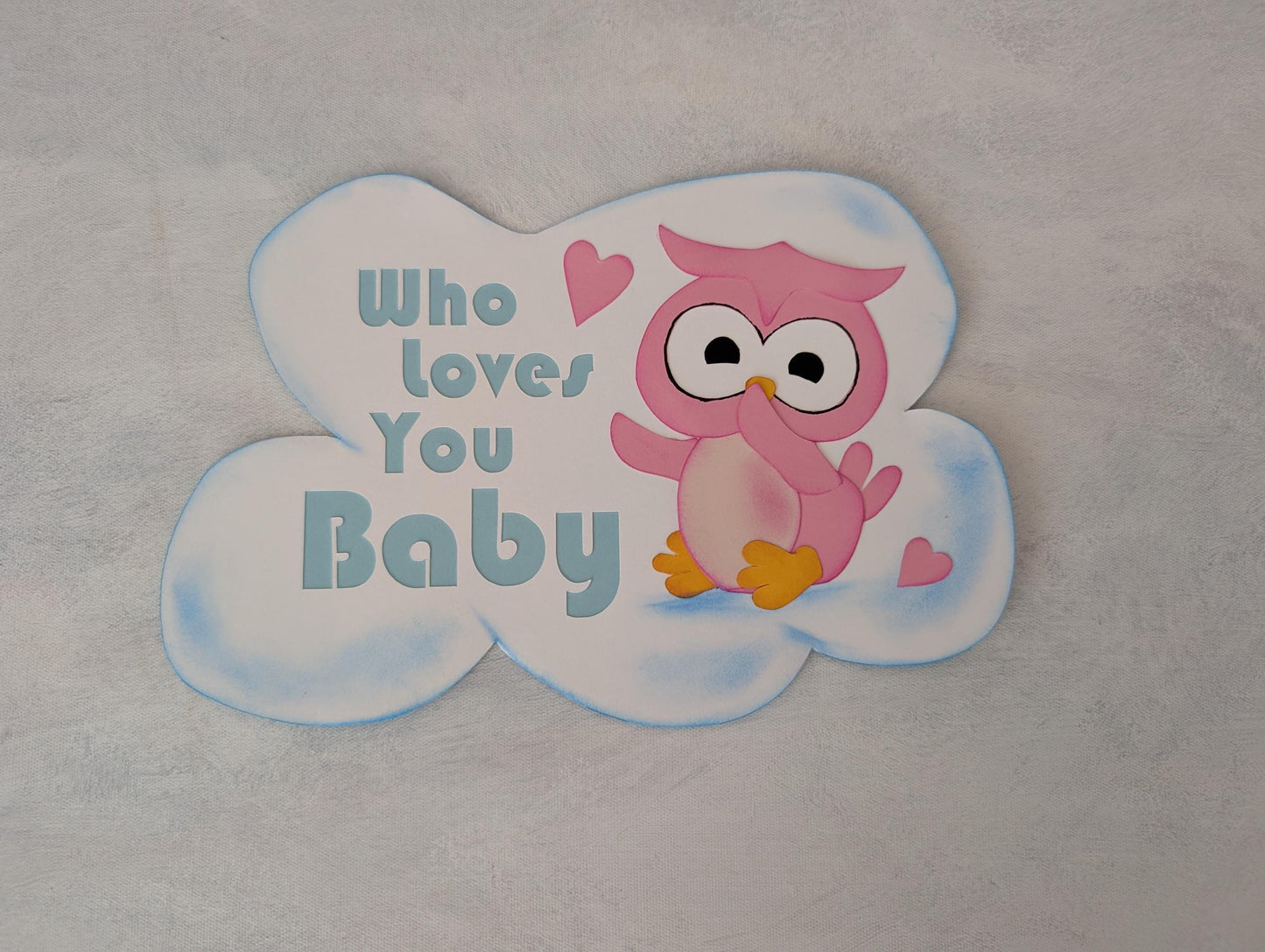 Baby Shower Decorations Baby Owl Word Clouds