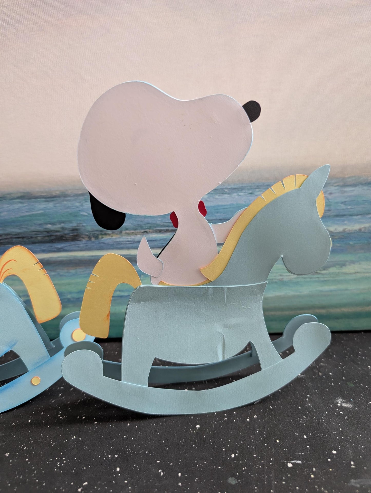 Baby Snoopy Baby Shower Decorations Lil' Rockers Snoopy Rocking Horse