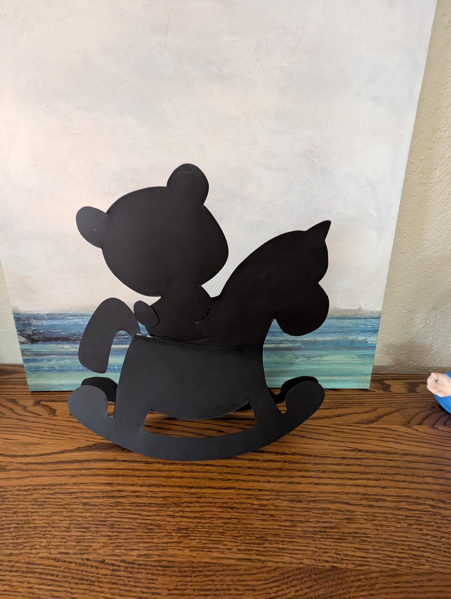 Baby Shower Decorations Rocking Horse Bear Really Rocks Stand up Centerpiece
