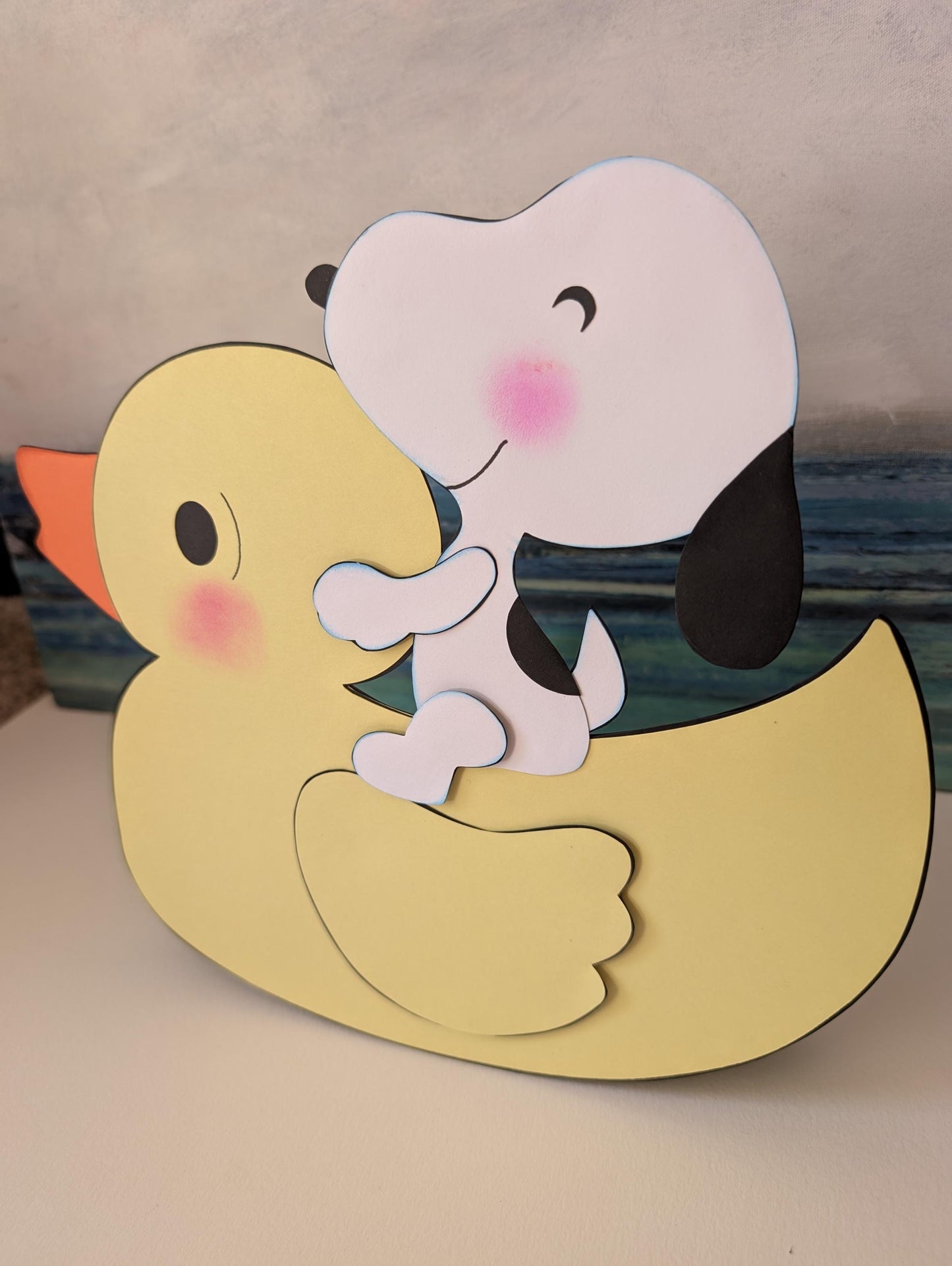 Baby Snoopy Baby Shower Decorations Snoopy Rocking on a Duck Baby Shower Centerpiece