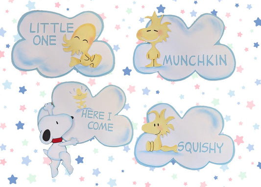Baby Snoopy Baby Shower Decorations Woodstock & Snoopy Clouds