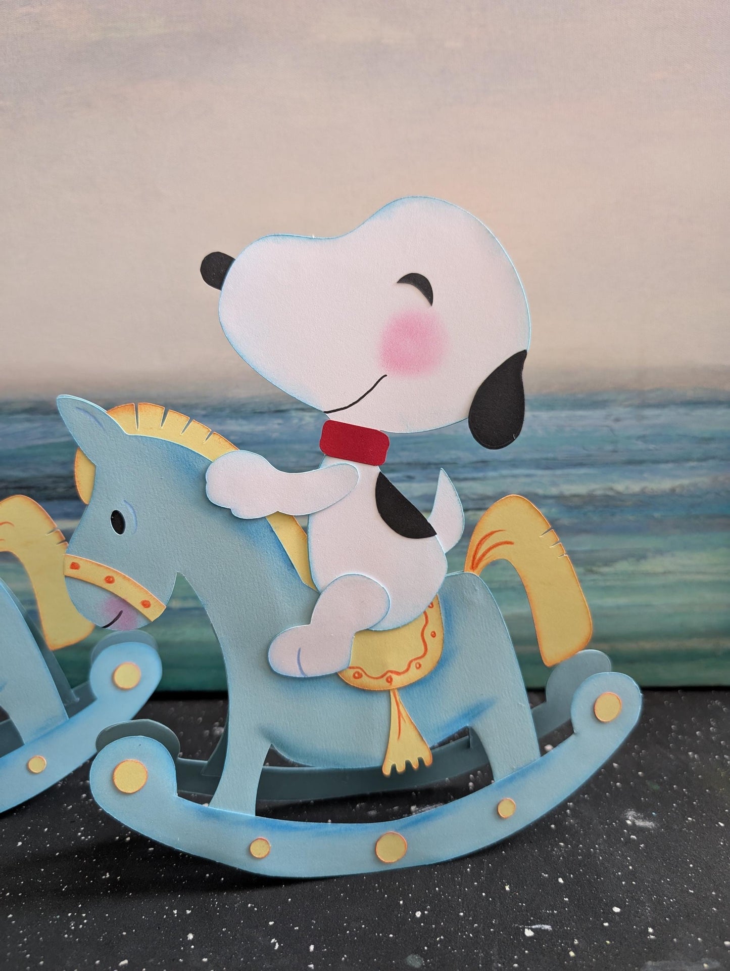Baby Snoopy Baby Shower Decorations Lil' Rockers Snoopy Rocking Horse