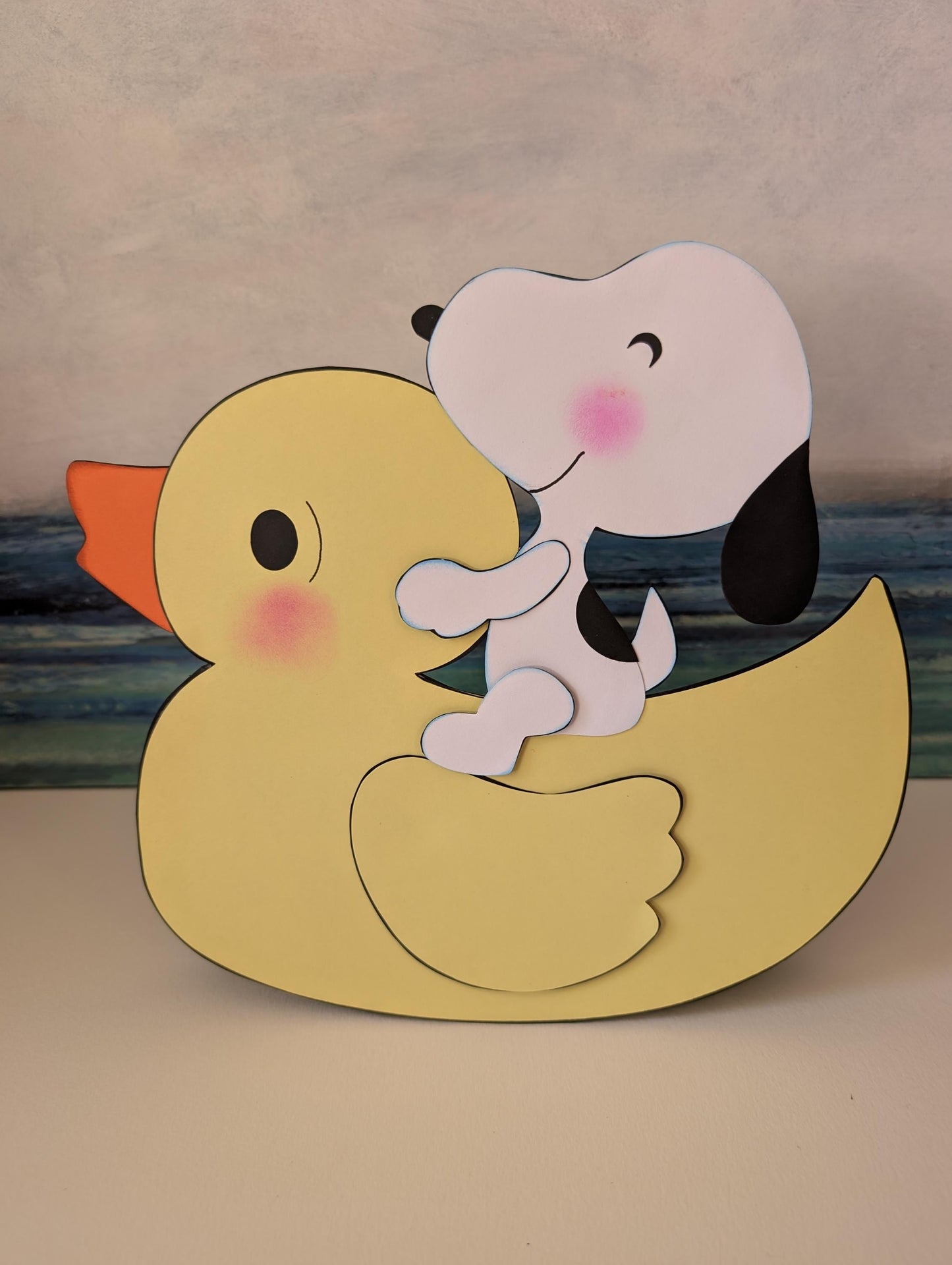 Baby Snoopy Baby Shower Decorations Snoopy Rocking on a Duck Baby Shower Centerpiece