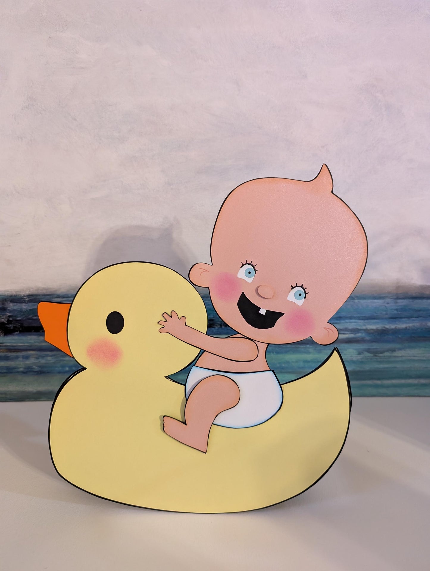 Baby Duck Baby Shower Decorations Rocking Duckie Duck Centerpiece