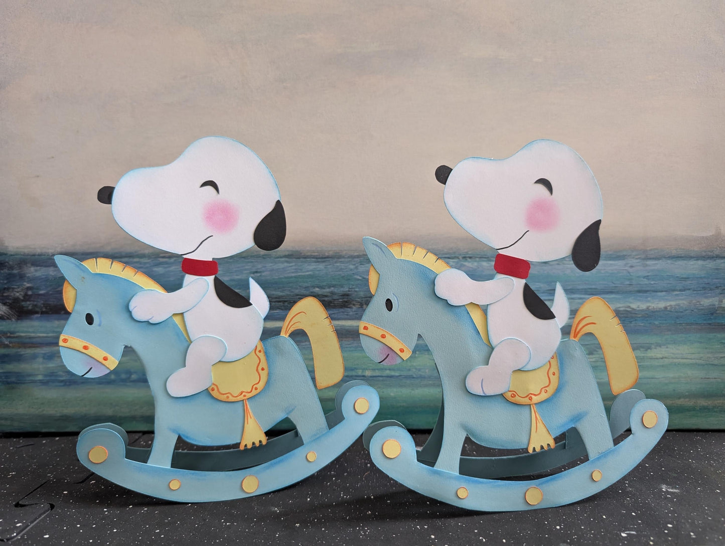 Baby Snoopy Baby Shower Decorations Lil' Rockers Snoopy Rocking Horse